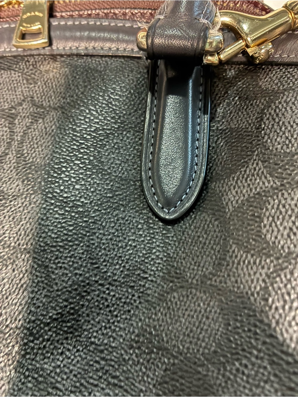 Coach Black and Brown Signature Satchel - Picture 4 of 11